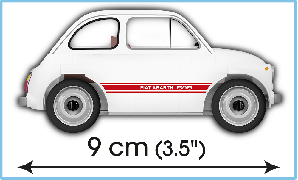 COBI 1965 Fiat Abarth 595 #24524