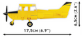 COBI Cessna 172 Skyhawk-Yellow #26621