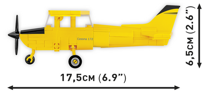 COBI Cessna 172 Skyhawk-Yellow #26621