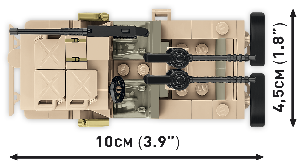 COBI Willys MB-SAS Set 2298