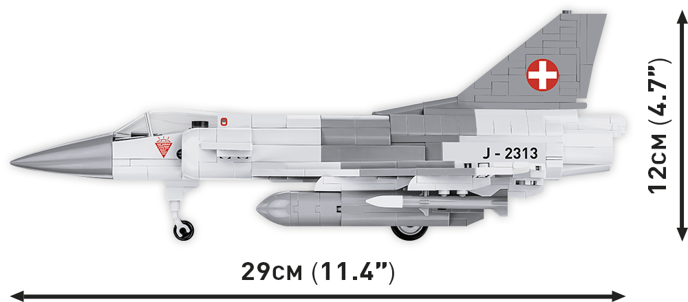 COBI Mirage IIIS Swiss Air Force #5827