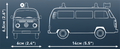 COBI Volkswagen T2b Feuerwehr Set 24622