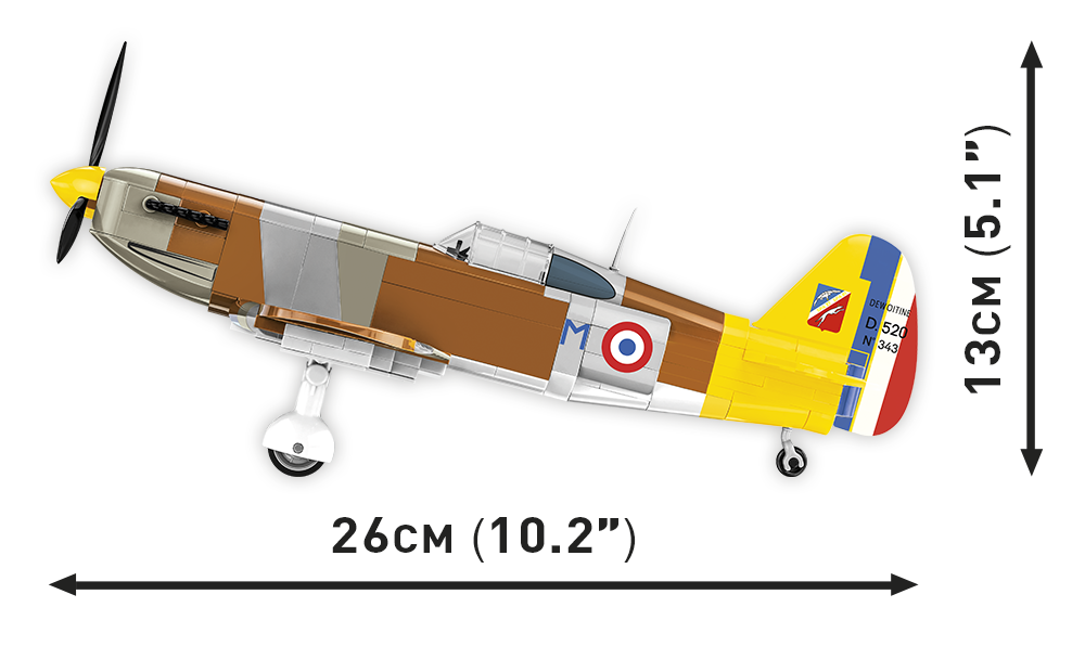 COBI Dewoitine D.520 #5734