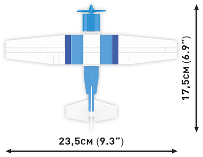 COBI Cessna 172 Skyhawk-White-Blue #26622