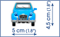 COBI Citroen 2CV Type AZ 1962 #24511