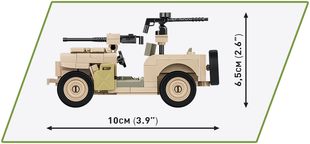 COBI Willys MB-SAS Set 2298