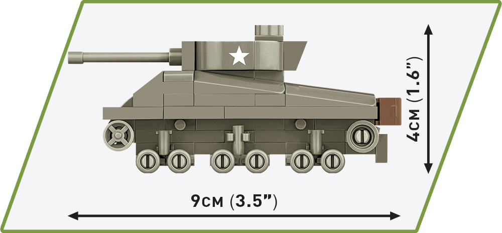 COBI M4A3 Sherman #3089