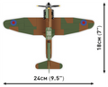 COBI Spitfire Mk. I N3200 - Imperial War Museum Duxford Set 5868