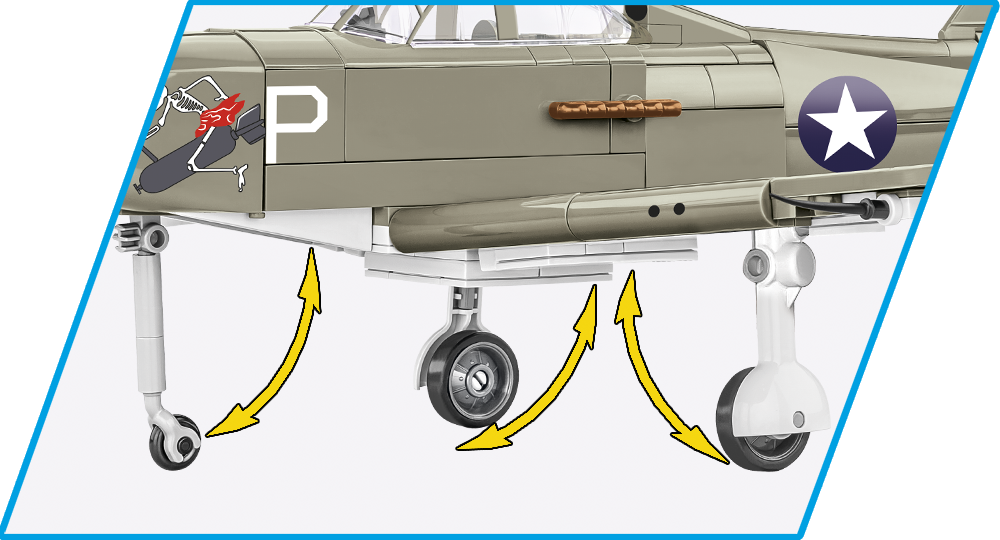 COBI Bell P-39D Airacobra #5746