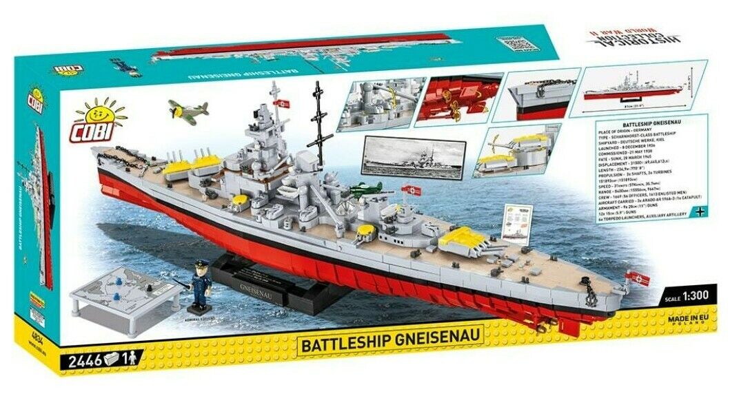 COBI Battleship Gneisenau -Limited edition #4834