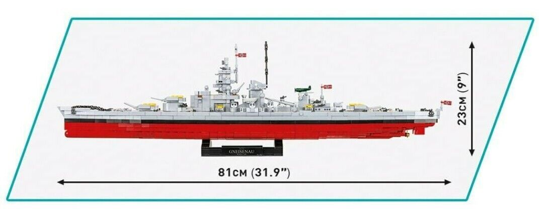 COBI Battleship Gneisenau -Limited edition #4834