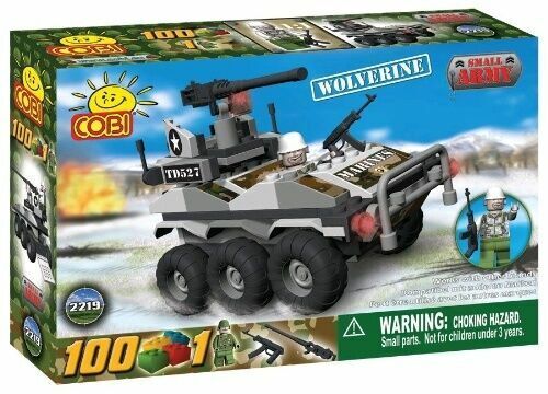 100 Piece Wolverine Military Vehicle
