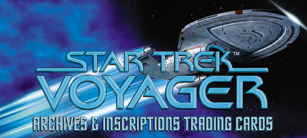 Star Trek Voyager Archives and Inscriptions Trading Cards banner